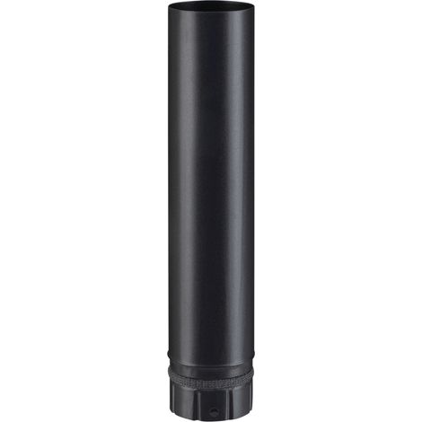 Poujoulat – Tuyau émaillé noir 500mm DN80 – Conduit de fumée pour installations industrielles – Résistant à la corrosion – Norme EN 1856-1