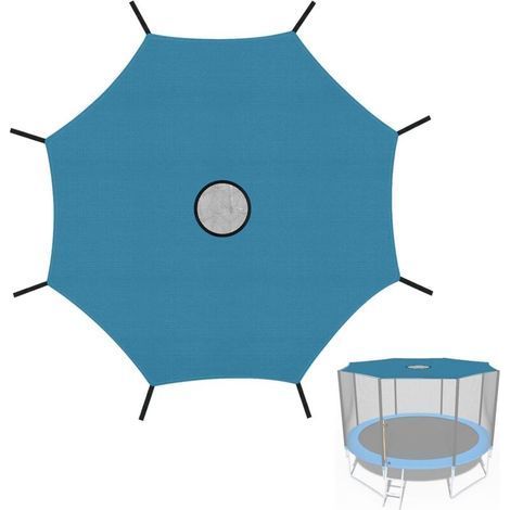 pair Accessoires pour Trampolines Trampoline Sunshield 12inch Sunshield for 8-Bar Trampoline Waterproof and UV Resistant (1/4)