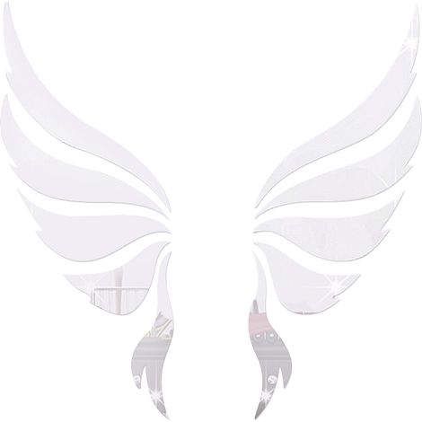 Sticker Mural 3D Cristal Ailes Dange - Effet Miroir Décoratif Pour Mur Fenêtre Porte Armoire - Lot De 12 (1/5)
