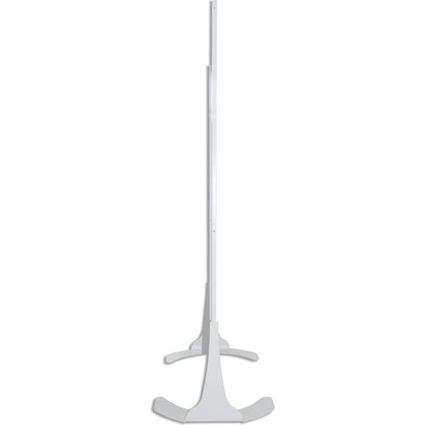 STEELIO - Kit Autoportante in Acciaio per Pannelli Traforati - Misura: 198 cm - Colore: bianco (1/5)