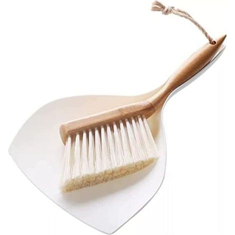 Mini balai et pelle à poussière efficaces conçus pour un nettoyage rapide des petits dégâts dans divers environnements, y compris les maisons et les espaces de travail (1/5)