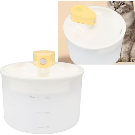 Kabelloser, intelligenter Trinkbrunnen für Haustiere mit automatischer, geschlossener Wasserfilteranlage, geeignet für Katzen und Hunde, 2,5 l automatischer Trinkbrunnen für Haustiere. (1/5)