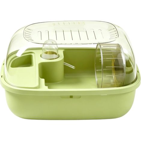 Habitat pour Hamster avec Roue d'exercice Portable Intérieur Cage De Maison Hamster Pour Petits Animaux Pour Chinchilla, Furet, Gerbille, Petit Animal, Escalade, Sommeil, Repos (1/5)