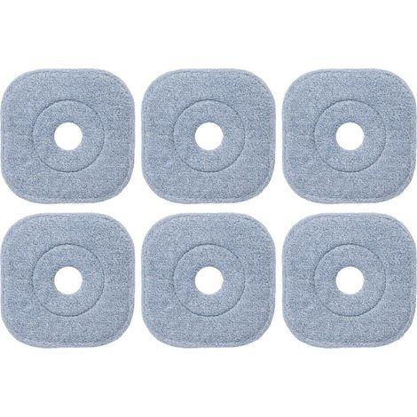 Serpillière bleue avec seau 4 L, essoreuse et tête rotative 360 avec lavette microfibre pour sols, vitres et plafonds