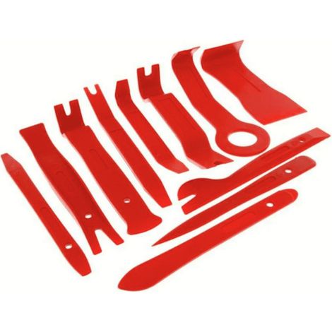 SET 11 pz UTENSILI PER INTERNI LEVE IN PLASTICA SMONTAGGIO PANNELLI PRO carterini (1/2)
