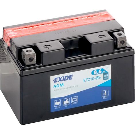 Batterie moto Exide ETZ10-BS YTZ10S 12v 8.6ah 145A