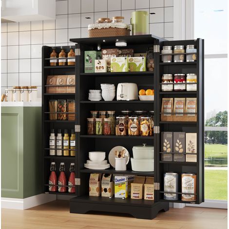 mobile contenitore 120x60x40 cm LED sensore MDF nero OKMYHOME (1/5)