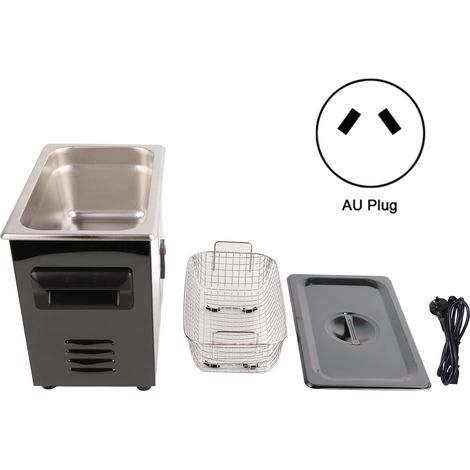 Nettoyeur Ultrasonique 3L Industriel Machine de Nettoyage Acier Inoxydable Affichage Numérique YM-23AAU Prise 220V (1/5)