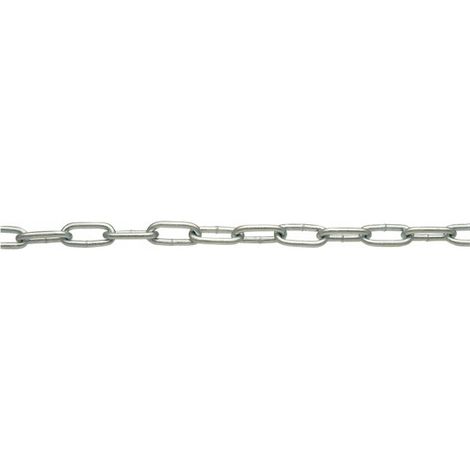Cadena 3.0 DIN5685/A galvanizada (rollo de 120 m) (1/2)
