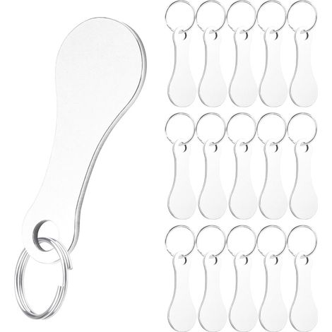 Token De Déverrouillage De Caddie - Acier Inoxydable - Compatible Avec La Plupart Des Caddies À Chargement Frontal - 16 Pièces (1/5)