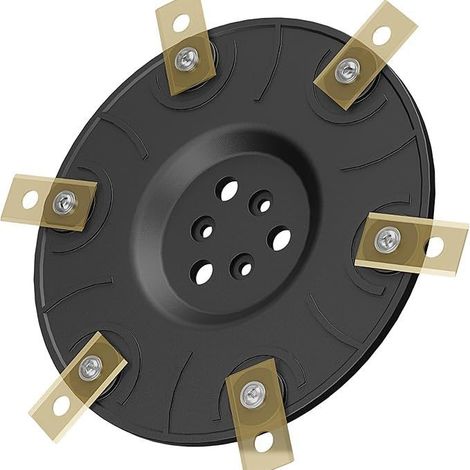 Compatible avec les disques de coupe Worx Landroid 6-bit/6-blade M500 M700 WR167E WR141E Vision M600, qualité fiable, comprend un adaptateur de base hexagonale. (1/5)