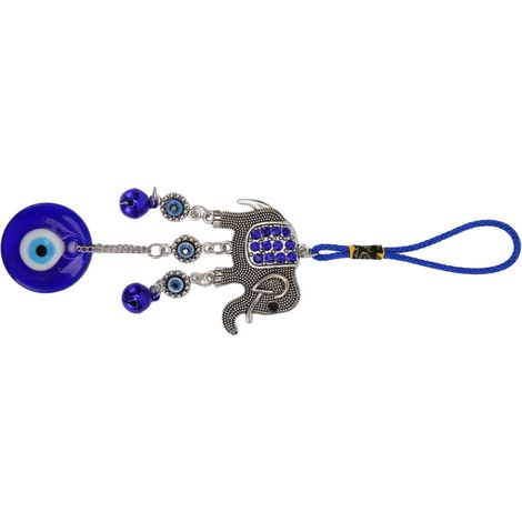Anhänger mit blauem Auge, 22,5 cm, Symbol für Glück und Wohlstand.