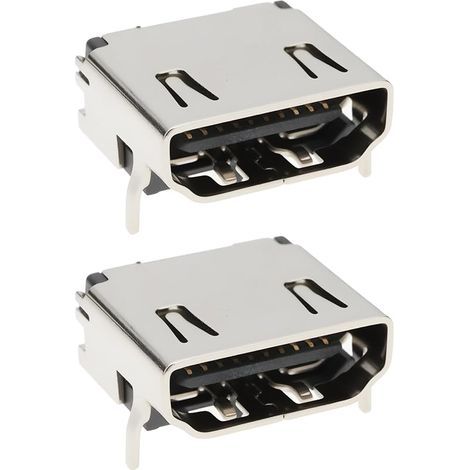 Lot de 2 prises HDMI CECH-2001 pour console de jeu compatible avec Playstation PS3 Slim CECH-2000/2500 Series (1/5)