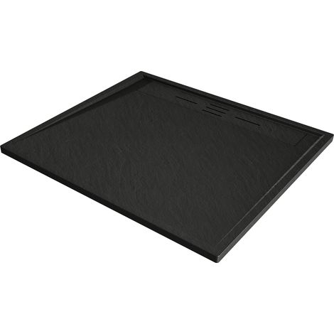 Mexen Amon Rechteck-Duschwanne SMC 100 x 90 cm, schwarz - 4F709010 (1/5)