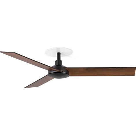 RUDDER RECESSED 3 S Ventilator schwarz/Nussbaum
