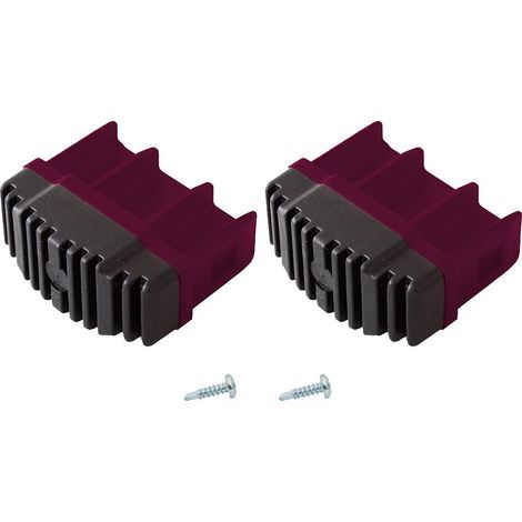 Krause Fußstopfen Corda Kunststoff 6,4 x 2,5 x cm 2 Stück (1/3)