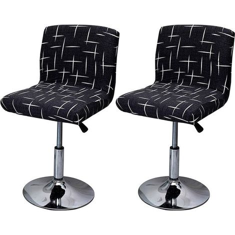 Housse De Tabouret De Bar Extensible, 2Pcs Housse De Chaise Haute Imprimée Pour Bar Couvre De Chaise De Salle À Manger Haute, Protecteur De Siège De Chaise De Salle À Manger (1/4)