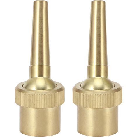2PCS G3/4in DN20 Tête de pulvérisation multidirectionnelle à jet d'eau pour bassin de jardin - Buse d'arrosage de fontaine
