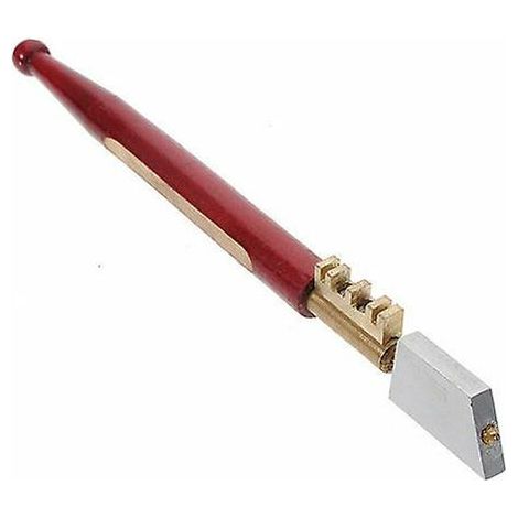 royaluxe -Coupe-verre en diamant, outil de coupe très robuste pour couper du verre jusqu'à 2-6mm d'épaiss, manche en bois dur Pour couper le verre (1/5)