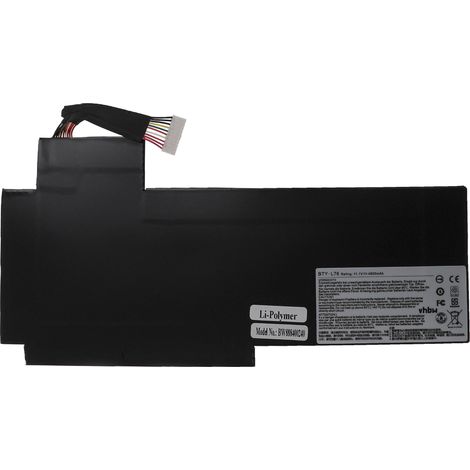 vhbw Akku kompatibel mit MSI WS72, GS72, GS70 MS-1774, GS70 MS-1772, GS70 MS-1771, GS70 2QE-084CN Notebook (4800 mAh, 11,1 V, Li-Polymer) (1/3)