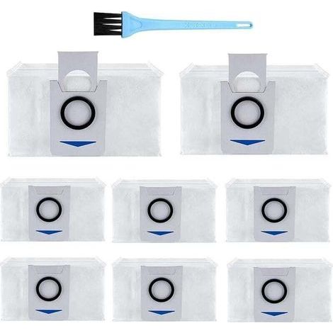 FENOPLASTICAPack de de 8 Sac d&39aspirateur Accessoires pour Ecovacs Deebot X1 Omni / X1 e Omni / T20 Omni, XU, Aspirateur Accessoires de Rechange S - KZQ (1/4)