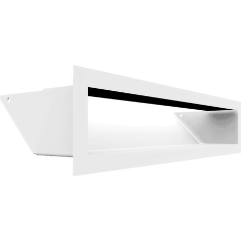 Lüftungsgitter LUFT 9x40 weiß Slim (1/5)