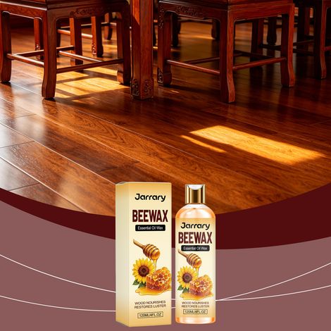 Bienenwachspolitur reinigt sanft Schmutz, poliert und hellt Holzmöbel auf – Pflegeprodukt für die tägliche Anwendung – 120 ml -- BIEMMEDUE (1/5)