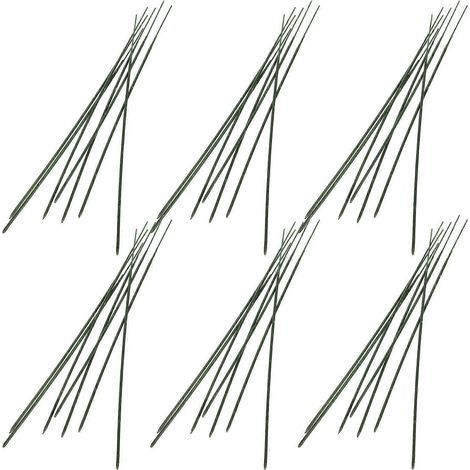 100 künstliche Blumenstiele aus 19 cm langem Draht, für Floristen (grün) – 19 x 0,2 x 0,2 cm – Grün (1/3)