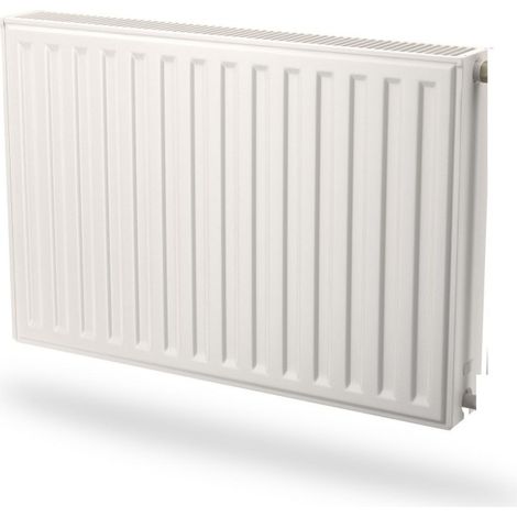 [JAMAIS UTILISE] Radson – Radiateur eau chaude acier 361W H300xL450mm – Pose murale horizontale – Température max 110°C – Blanc