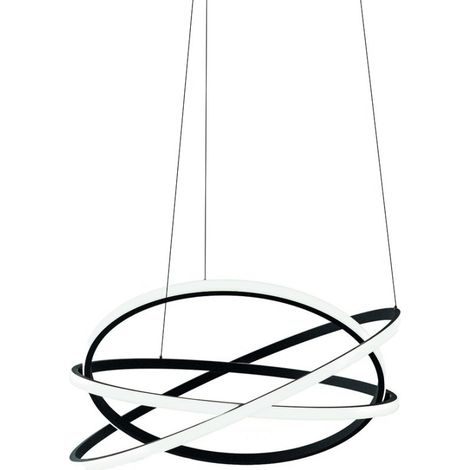 Lustre moderne gea luce atia sp n led suspension en aluminium et silicone