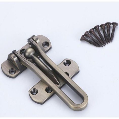 Entrebailleur De Sécurité - Acier - Pour Porte Ou Fenêtre - Écart Réglable 30 À 50 Mm - Installation Sans Perçage - 1 Pièce (1/4)