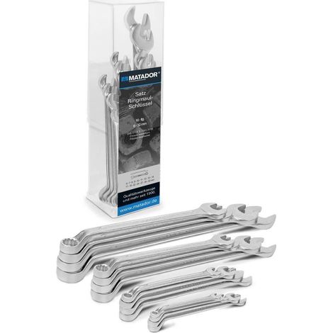 Matador Juego de llaves combinadas cromadas 16 piezas 6-32 mm