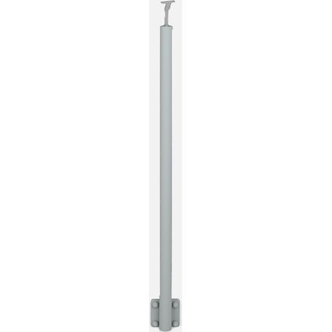 Kordo – Poteau de garde corps en aluminium 43mm – Hauteur 972mm – Support main courante inclinable – Fabrication française