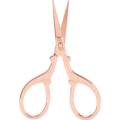 Ciseaux rétro vintage pour broderie, bricolage, point de croix, accessoires de couture (or rose) (1/5)
