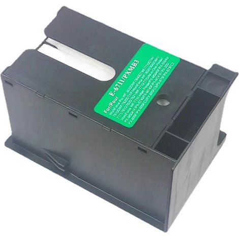 Cartouche D Entretien T6711 - Pour Reservoir D Encre Imprimante - Compatible Epson L1455 WF7110 WF7610 WF7111 - 1 Piece (1/5)