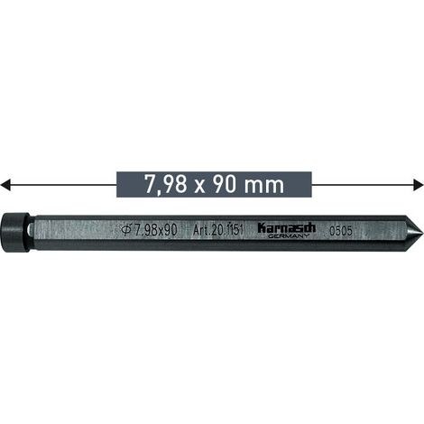 metallkraft Auswerferstift Ø 7,98 x 90 mm 2 Stk