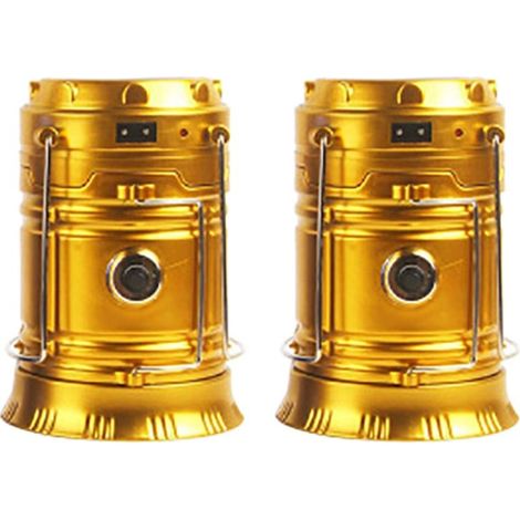 Lampes de campingLumière d'urgence ouraganLampe de tente de camping portable, dorée.139 cmVersion améliorée (1/5)