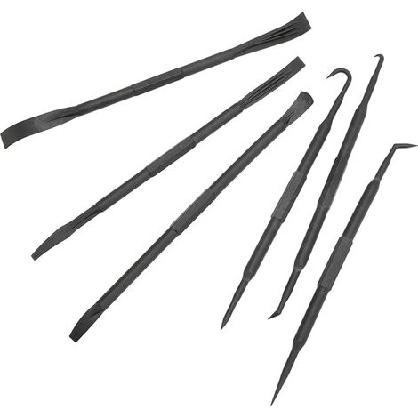 Ensemble de 6 Crochets à Levier, Kit de Crochets à Double extrémité en Plastique ABS avec Embouts Résistants à L'usure pour Retirer le Joint Torique et les Accessoires d'étanchéité (1/5)