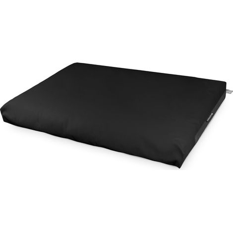Coussin pour palette Similicuir Extérieur Noir Siège 120x80x20 Noir