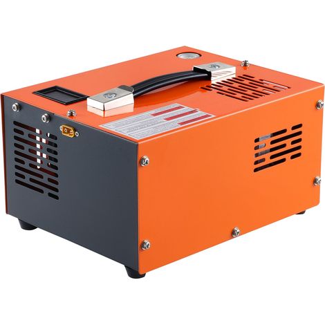 Compresseur d'air PCP 4500PSI/30Mpa, portable, avec convertisseur externe DC12V/AC230V, sans huile ni eau, arrêt manuel pour carabine à air, paintball et bouteille de plongée. (1/5)