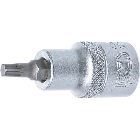 BGS  Punta  de  impacto  para  destornillador,  cuadradillo  interior  12,5  mm  (1/2")  perfil  en  T  (para  Torx)  T30  -  4371