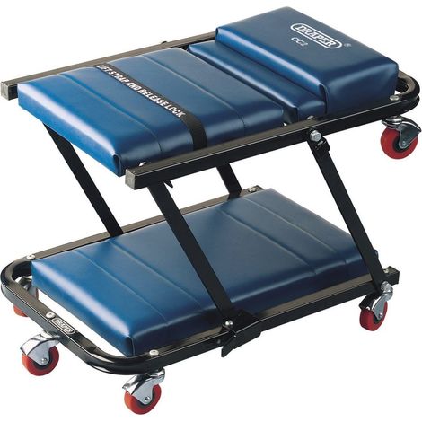 Draper CC2 Heavy-Duty Mechanics Car Creeper and Adjustable Seat for Automotive Repairs (1/5)