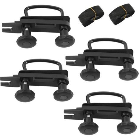 Collier de serrage universel en acier inoxydable pour coffre de toit, kit de montage pour voiture et camion, support en U, accessoires de montage