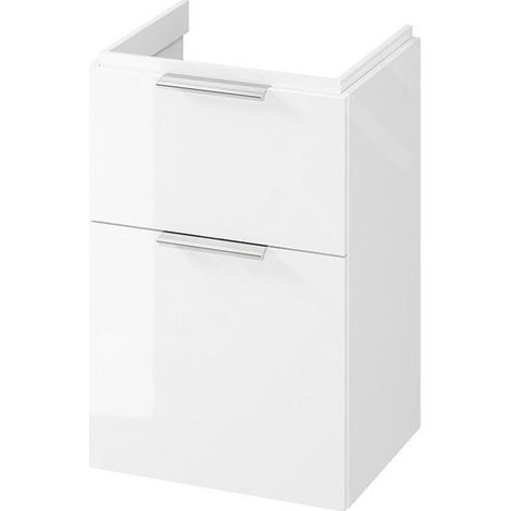 Cersanit City - Meuble-lavabo, 72x49x40 cm, 2 tiroirs, blanc S584-016-DSM (1/4)
