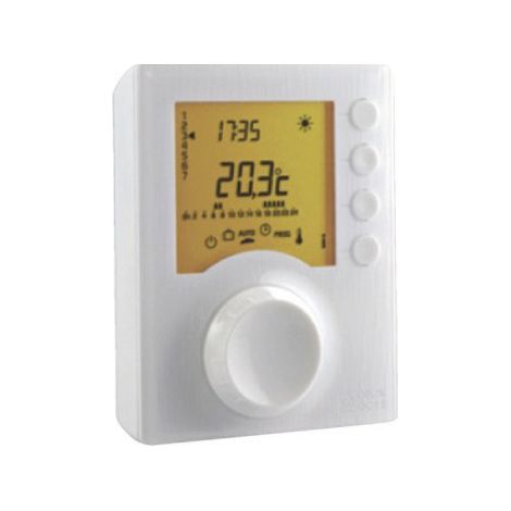 Delta Dore – Thermostat d'ambiance programmable connecté – Gestion de chauffage filaire – Programmation hebdomadaire – Compatible avec systèmes de chauffage