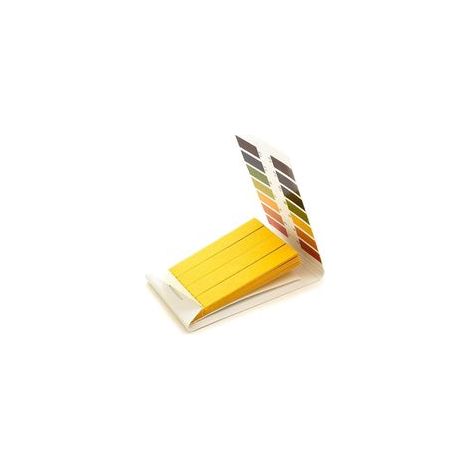 80pcs Bandelette pH, Bandelettes de Test de valeur pH, plage de mesure 1-14, papier de test tournesol pour la aquariums salive Eau Test de sol