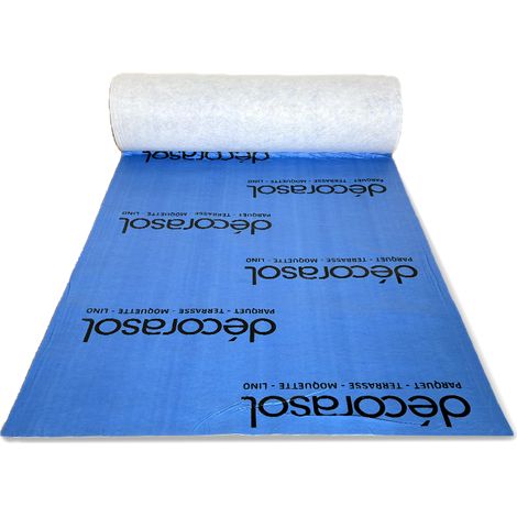 Film mousse de protection auto-adhésive plastifiée 1m x 50m – Antidérapante et imperméable – Protection sol chantier – Épaisseur 1,5 mm