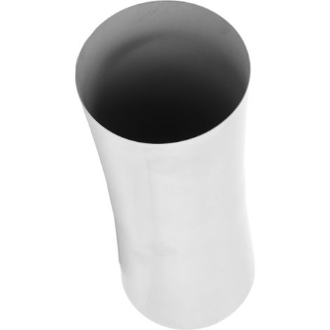 Grand Vase en acier inoxydable 304, couleur argent, Arrangement floral en forme de taille, pour le bureau et le mariage (1/5)