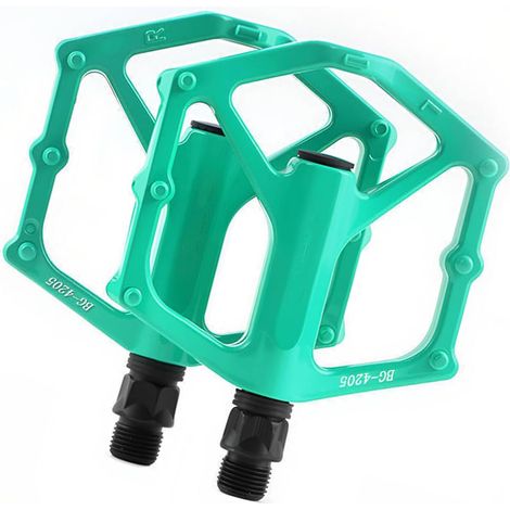Pédales de vélo à roulement scellé, protection contre la poussière et l'eau, antidérapantes, pour une conduite sûre dans des environnements difficiles, durabilité, plateforme large en nylon (1/5)