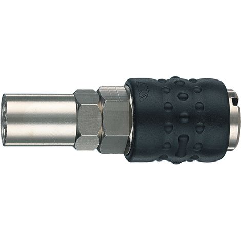 RUBINETTO PORTAGOMMA 10/19mm - ARIA COMPRESSA AD INNESTO RAPIDO
